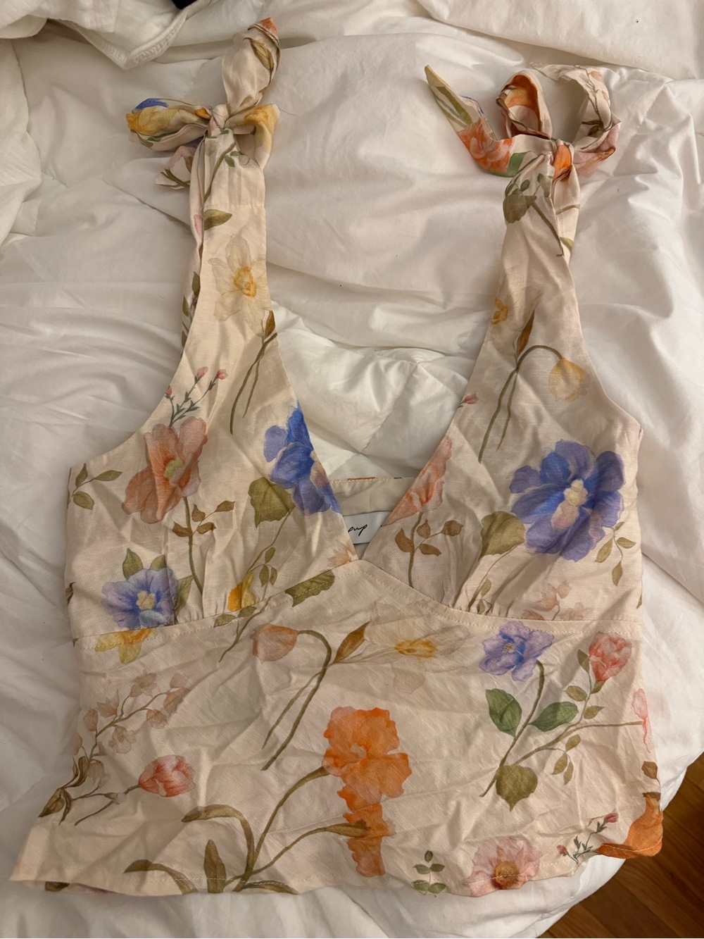 Petal & Pup Floral Tank